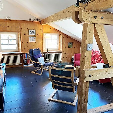 Dachwohnung Im Alpenstil, 60M2 Fuer 2P, Mit Garage - Bm186 Понтрезина Экстерьер фото